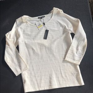 Cable & Gauge Cream Women's Top